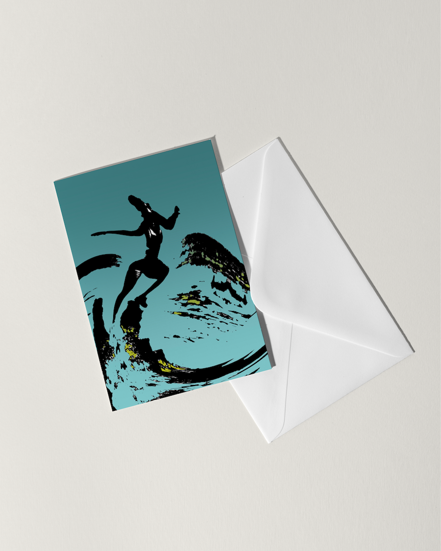 Riding the Wave – Card