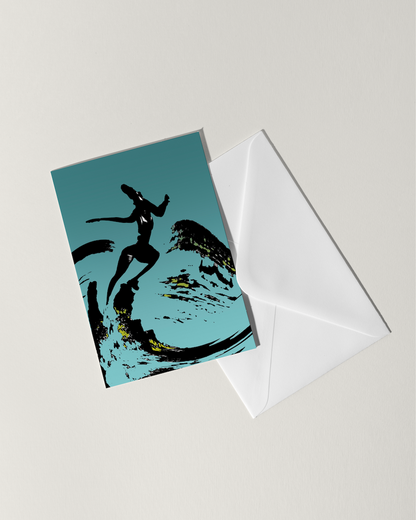Riding the Wave – Card